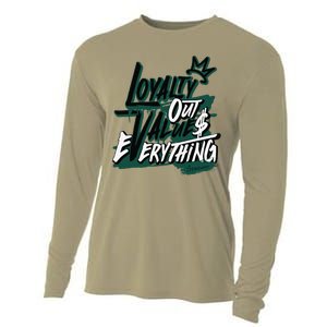 Streetwear Money Lover Matching Oxidized Green 4s Cooling Performance Long Sleeve Crew