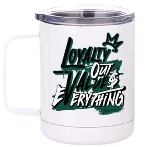 Streetwear Money Lover Matching Oxidized Green 4s 12 oz Stainless Steel Tumbler Cup