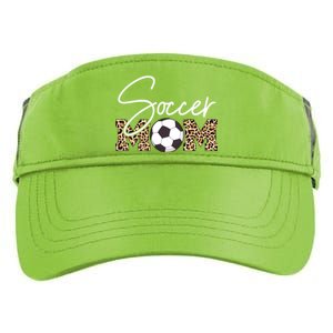 Soccer Mom Leopard Print Ball Great Gift Adult Drive Performance Visor