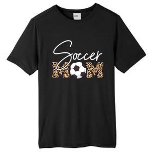 Soccer Mom Leopard Print Ball Great Gift Tall Fusion ChromaSoft Performance T-Shirt