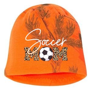 Soccer Mom Leopard Print Ball Great Gift Kati - Camo Knit Beanie