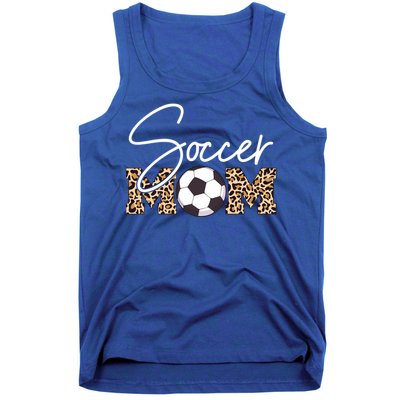 Soccer Mom Leopard Print Ball Great Gift Tank Top