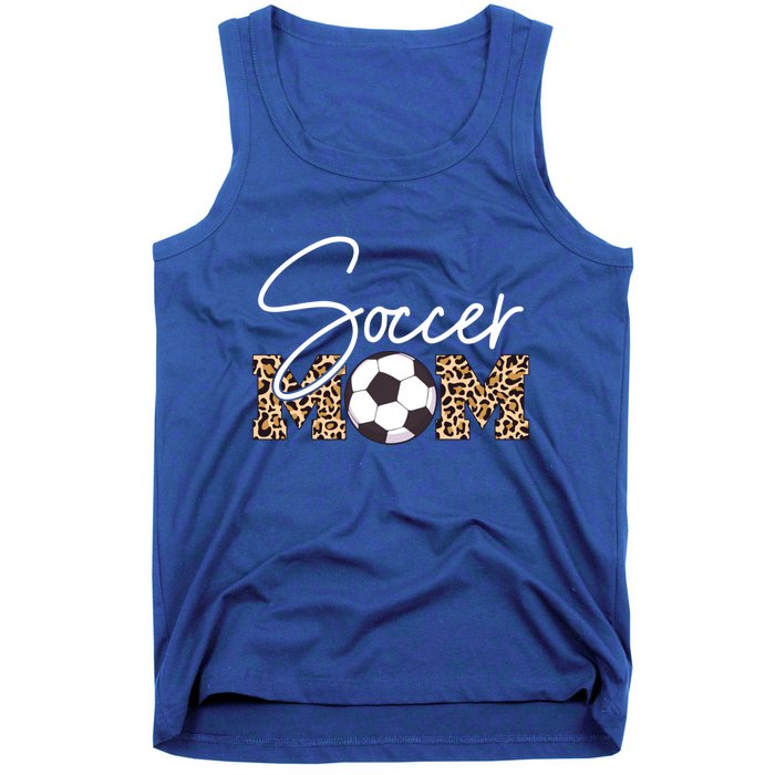 Soccer Mom Leopard Print Ball Great Gift Tank Top