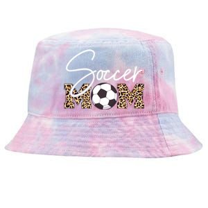 Soccer Mom Leopard Print Ball Great Gift Tie-Dyed Bucket Hat