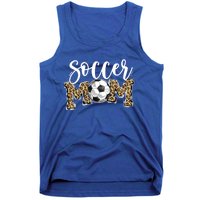 Soccer Mom Leopard Funny Soccer Mom Gift Mother's Day 2021 Gift Tank Top