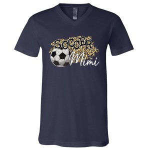 Soccer Mimi Leopard Soccer Mimi V-Neck T-Shirt