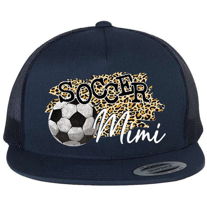 Soccer Mimi Leopard Soccer Mimi Flat Bill Trucker Hat