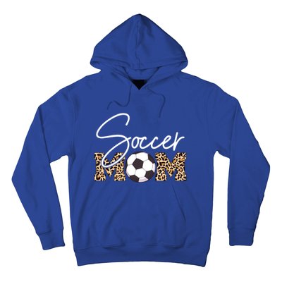 Soccer Mom Leopard Print Ball Gift Hoodie