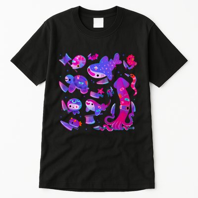 Stabby Marine Life Tall T-Shirt