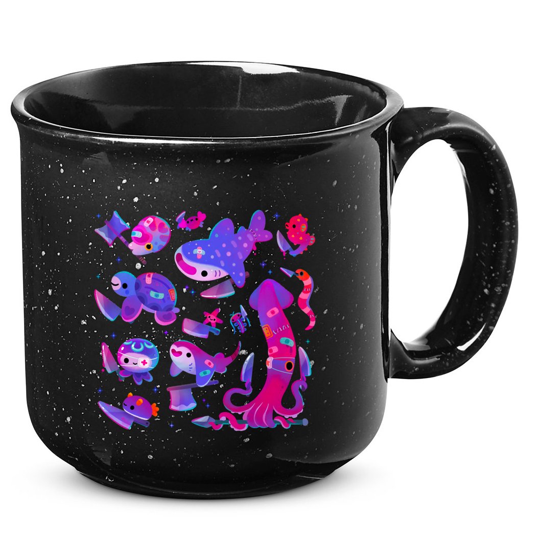 Stabby Marine Life 15oz Campfire Ceramic Mug