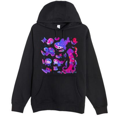 Stabby Marine Life Premium Pullover Hoodie
