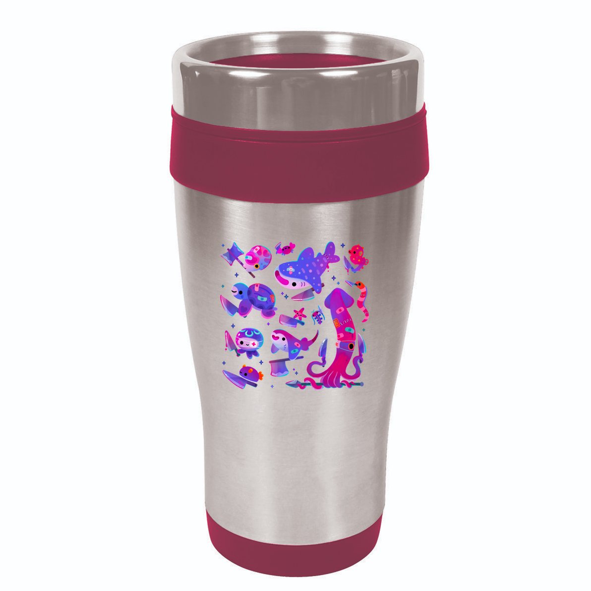 Stabby Marine Life 16oz Travel Tumbler