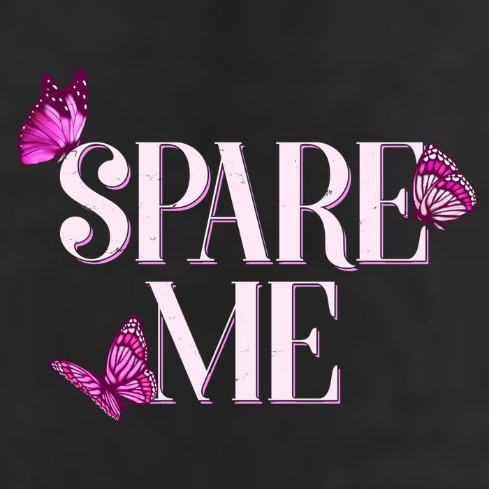 Spare Me Leah Reality Show Meme Butterflies Adult Drive Performance Visor