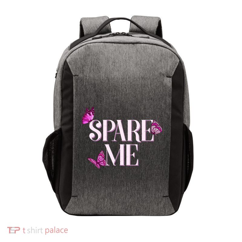 Spare Me Leah Reality Show Meme Butterflies Vector Backpack