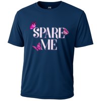 Spare Me Leah Reality Show Meme Butterflies Cooling Performance Crew T-Shirt
