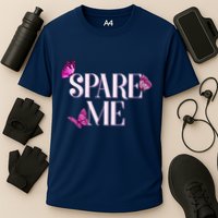 Spare Me Leah Reality Show Meme Butterflies Cooling Performance Crew T-Shirt