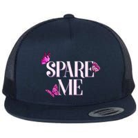 Spare Me Leah Reality Show Meme Butterflies Flatbill Hat