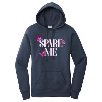 Spare Me Leah Reality Show Meme Butterflies Women's Pullover Hoodie