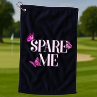 Spare Me Leah Reality Show Meme Butterflies Golf Towel