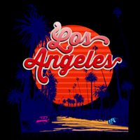 Santa Monica Los Angeles Palm Trees Scenic Flatbill Hat