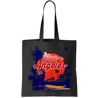 Santa Monica Los Angeles Palm Trees Scenic Bag