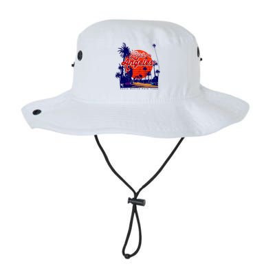 Santa Monica Los Angeles Palm Trees Scenic Legacy Cool Fit Booney Bucket Hat