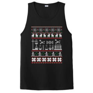 Science Medical Lab Ugly Christmas Chemistry Funny Gift PosiCharge Competitor Tank