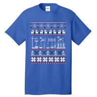 Science Medical Lab Ugly Christmas Chemistry Funny Gift Tall T-Shirt