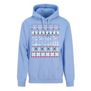 Science Medical Lab Ugly Christmas Chemistry Funny Gift Unisex Surf Hoodie