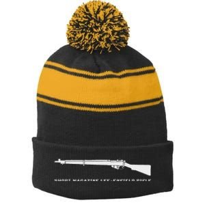 Short Magazine Lee Enfield Rifle British Wwi Weapon Stripe Pom Pom Beanie