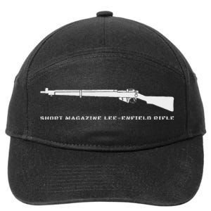 Short Magazine Lee Enfield Rifle British Wwi Weapon 7-Panel Snapback Hat