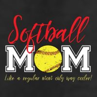 Softball Mom Like A Regular Mom Only Cooler Design Cool Gift Golf Towel