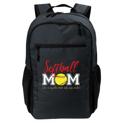 Softball Mom Like A Regular Mom Only Cooler Design Cool Gift Daily Commute Backpack