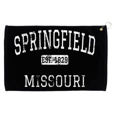 Springfield Missouri Mo Vintage Grommeted Golf Towel