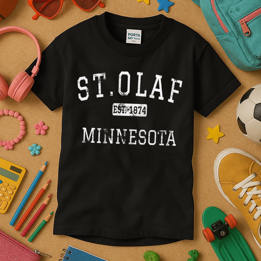 St.Olaf Minnesota Mn Vintage Kids T-Shirt