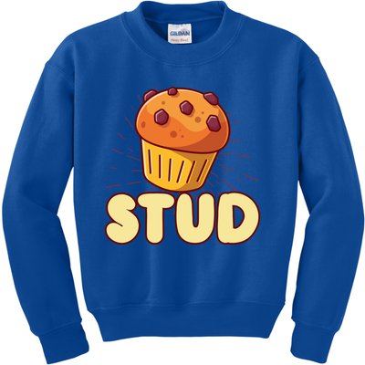 Stud Muffin Muffin Cake Baker Great Gift Kids Sweatshirt