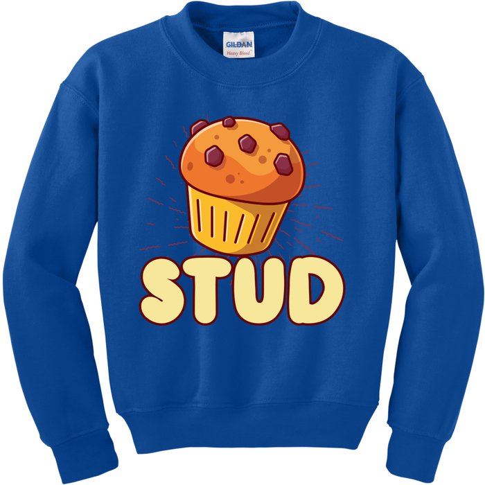 Stud Muffin Muffin Cake Baker Great Gift Kids Sweatshirt