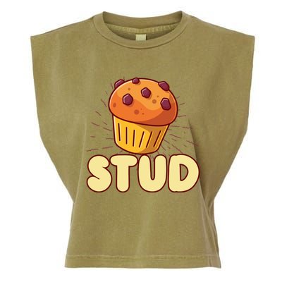 Stud Muffin Muffin Cake Baker Great Gift Garment-Dyed Women's Muscle Tee