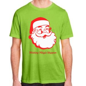 Santa Making Magic Happen  Classic  Adult ChromaSoft Performance T-Shirt