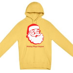 Santa Making Magic Happen  Classic  Premium Pullover Hoodie