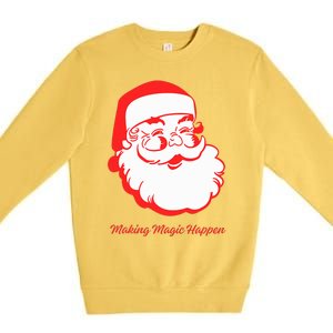 Santa Making Magic Happen  Classic  Premium Crewneck Sweatshirt