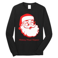 Santa Making Magic Happen  Classic  Long Sleeve Shirt