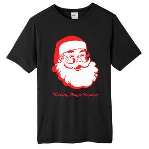 Santa Making Magic Happen  Classic  Tall Fusion ChromaSoft Performance T-Shirt