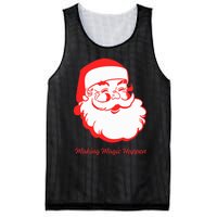 Santa Making Magic Happen  Classic  Mesh Reversible Basketball Jersey Tank