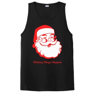 Santa Making Magic Happen  Classic  PosiCharge Competitor Tank