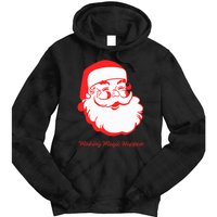 Santa Making Magic Happen  Classic  Tie Dye Hoodie