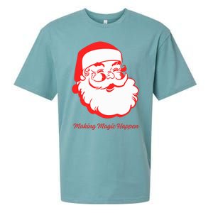 Santa Making Magic Happen  Classic  Sueded Cloud Jersey T-Shirt