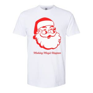 Santa Making Magic Happen  Classic  Softstyle CVC T-Shirt