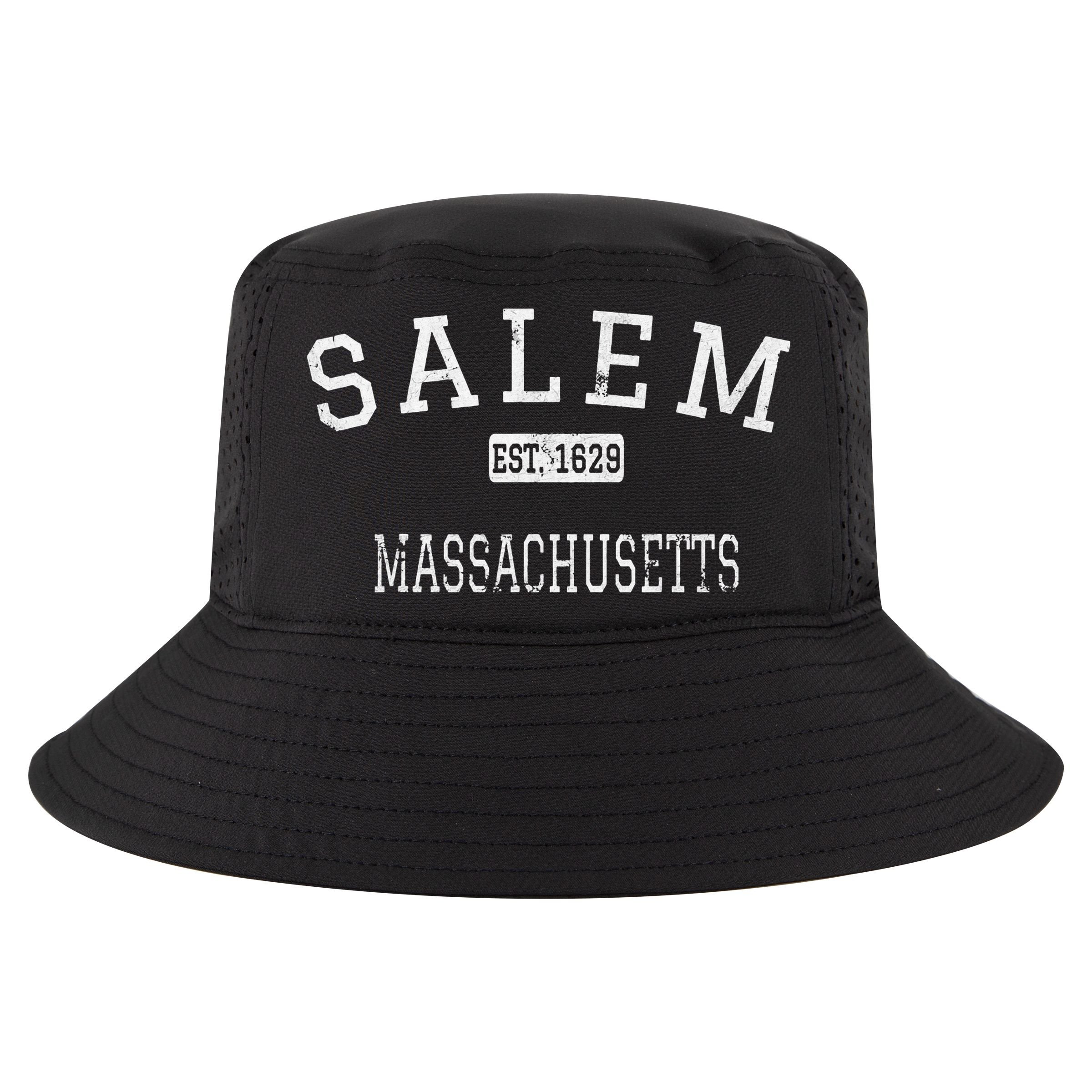 Salem Massachusetts MA Vintage Cool Comfort Performance Bucket Hat