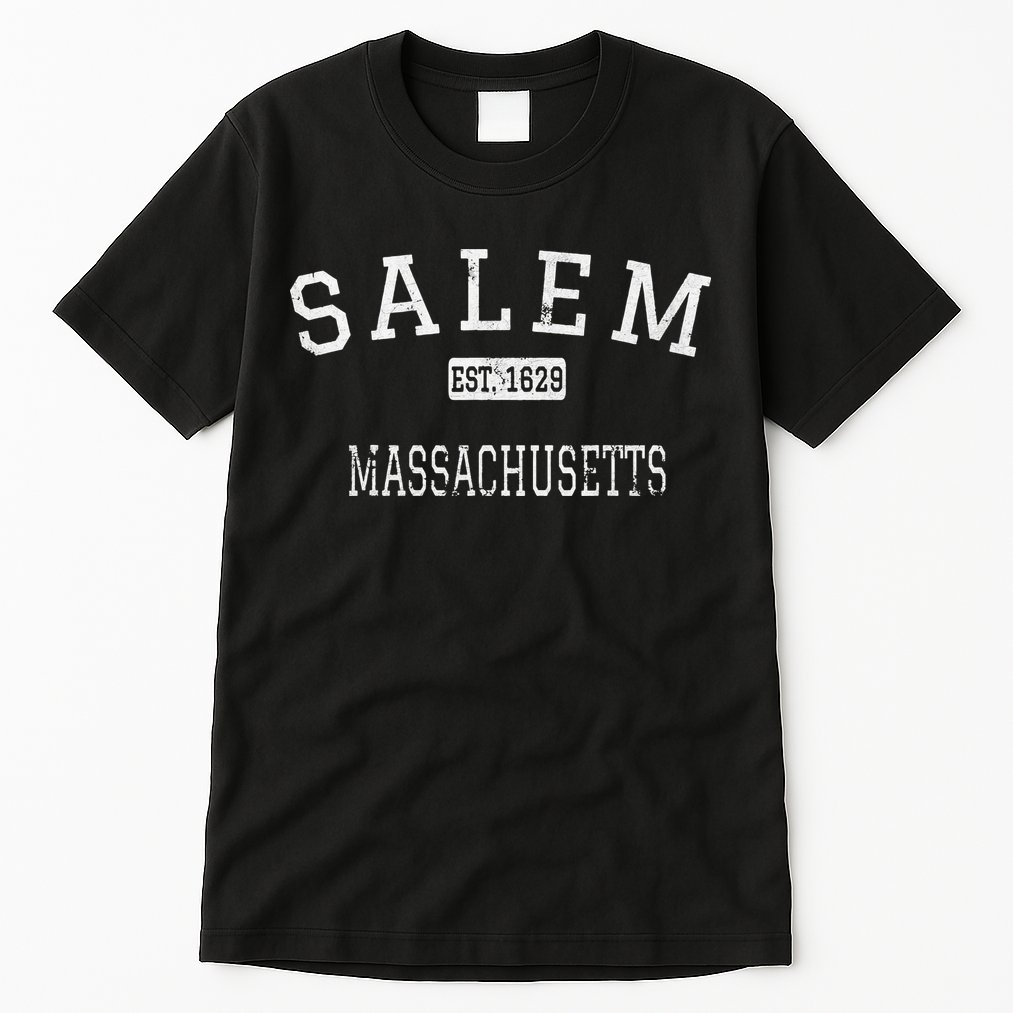Salem Massachusetts MA Vintage Tall T-Shirt